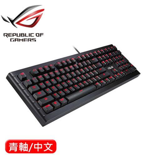 ASUS 華碩 GK1050 電競機械鍵盤(青軸/凱華) 中文