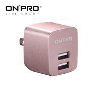 ONPRO UC-2P01 雙USB充電器(5V/2.4A) 玫瑰金