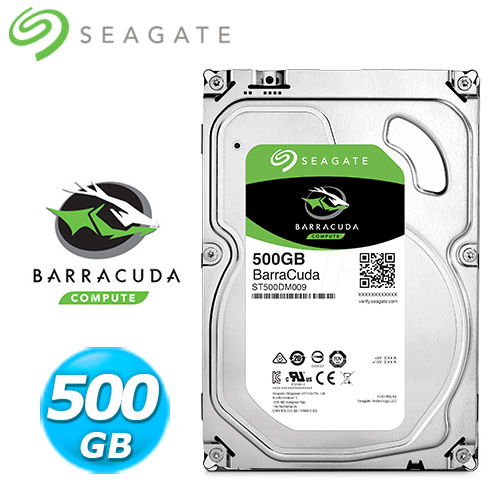 Seagate【BarraCuda】新梭魚500GB 3.5吋桌上型硬碟(ST500DM009