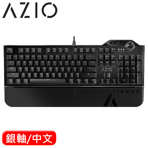 AZIO L80 MAX 機械電競鍵盤 Cherry MX 銀軸