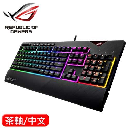 ASUS 華碩 Strix Flare RGB 機械電競鍵盤 Cherry MX  茶軸