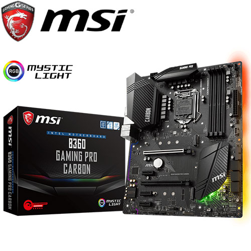 MSI微星 B360 GAMING PRO CARBON 主機板
