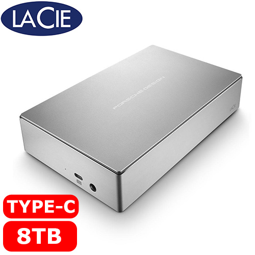 LaCie Porsche Design 3.5吋 8TB Type-C 行動硬碟