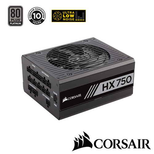 CORSAIR海盜船 HX750 80Plus白金牌 電源供應器