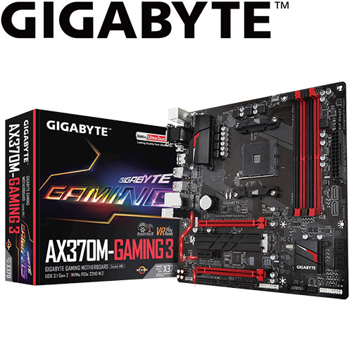 GIGABYTE技嘉 GA-AX370M-Gaming 3 主機板