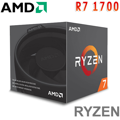 AMD超微 Ryzen 7 1700 處理器