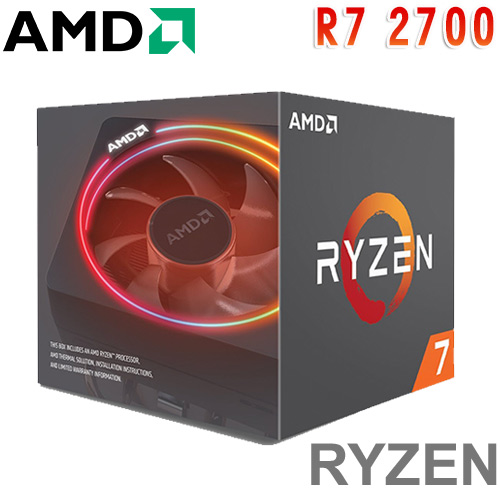 AMD超微Ryzen 7 2700 處理器-DIY/零組件專館- EcLife良興購物網