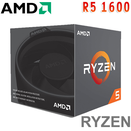 AMD超微 Ryzen 5 1600 處理器