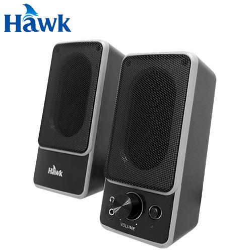 【平價國民款】Hawk 逸盛 S1 2.0聲道 多媒體喇叭 (黑)