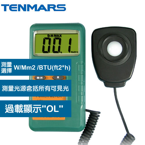 Tenmars泰瑪斯 TM-207 太陽能功率錶