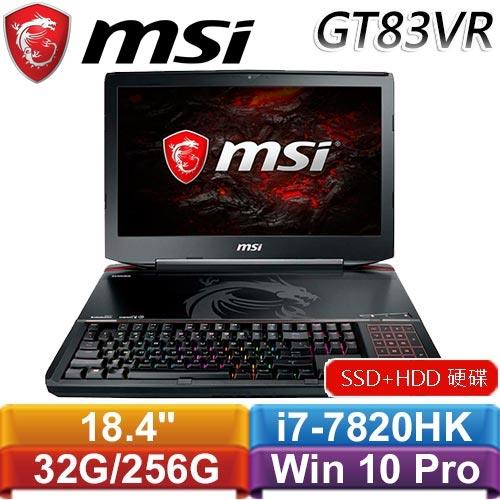 MSI微星 GT83VR 7RE(Titan SLI)-274TW 18.4吋電競筆記型電腦