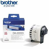 BROTHER 連續標籤帶 50mm 白底黑字 DK-22223