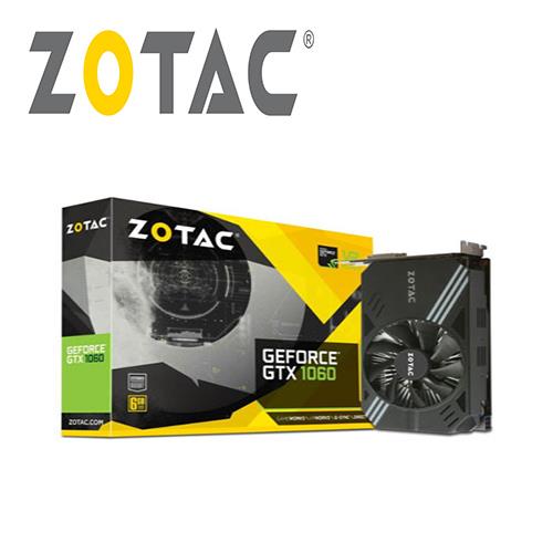 ZOTAC索泰GeForce GTX 1060 Mini 6G 顯示卡-DIY/零組件專館- EcLife良