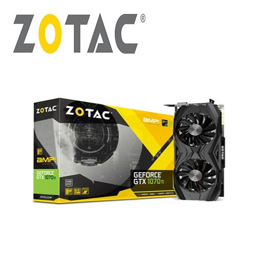 ZOTAC索泰 GeForce GTX 1070 Ti AMP Edition 顯示卡