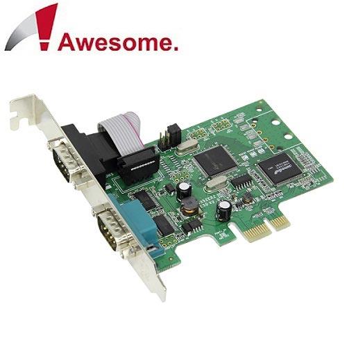 Awesome PCIe 2埠RS-422/485 I/O卡 AWD-8352ER2-485