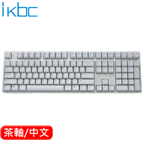 ikbc CD108 機械鍵盤 白 Cherry MX 茶軸