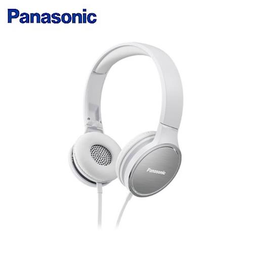 Panasonic 可摺疊重低音耳罩式有線耳機 RP-HF500 白