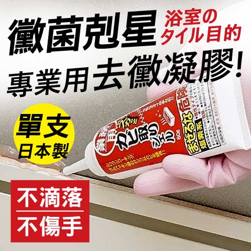 【AIMEDIA艾美迪雅】浴室專用強力去黴凝膠 80g-日本製