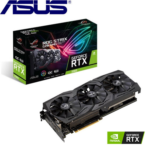 ASUS華碩GeForce ROG-STRIX-RTX2060-O6G-GAMING 顯示卡-DIY/零組件專館