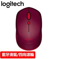Logitech 羅技 M337 藍牙無線滑鼠 紅