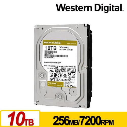 WD 威騰3.5吋10TB WD102KRYZ 【金標】企業級硬碟-內接式硬碟專館