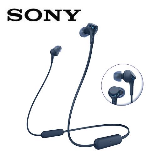 SONY無線藍牙耳道式耳麥WI-XB400-L藍