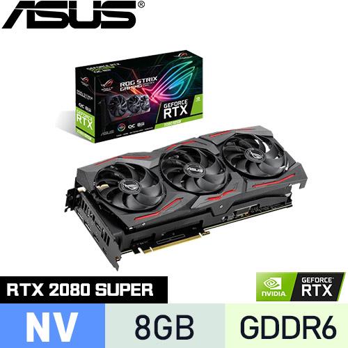 ASUS華碩GeForce ROG-STRIX-RTX2080S-O8G-GAMING 顯示卡-DIY/零組件專