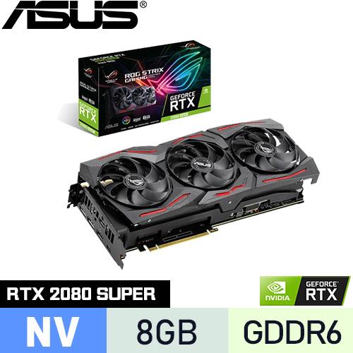 ASUS華碩GeForce ROG-STRIX-RTX2080S-A8G-GAMING 顯示卡-DIY/零組件專