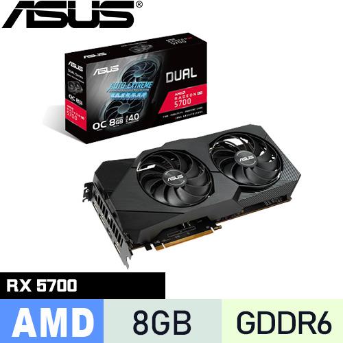 ASUS華碩DUAL-RX5700-O8G-EVO 顯示卡-DIY/零組件專館- EcLife良興購物網