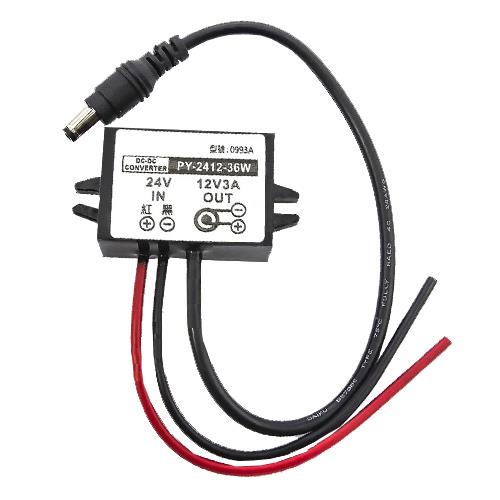 DC-DC 降壓電源轉換器+DC線 PY-2412-36W 實驗室模組 0993A