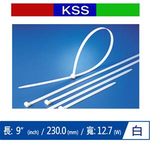 KSS CV-230XL 超寬型紮線帶 白 (100 PCS)
