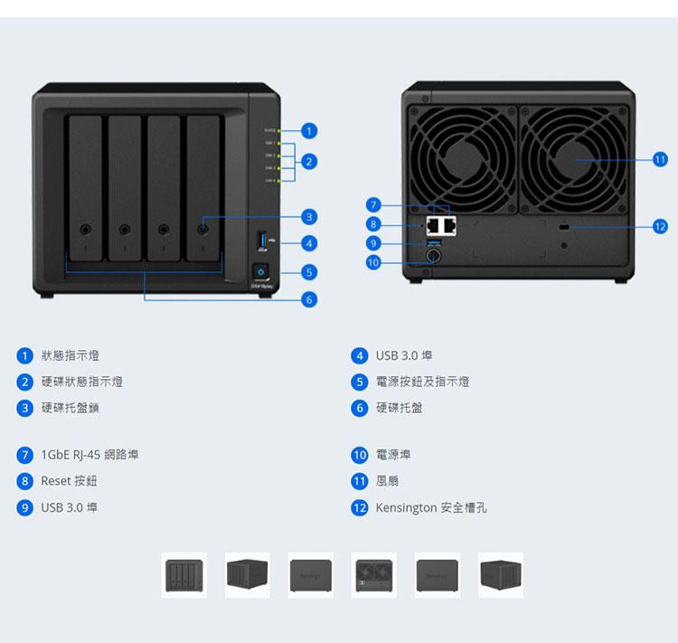 NAS Synology DS418play（3tb hdd 4個付き） DiskStation DS418play | Synology 4ベイオールインワンNAS