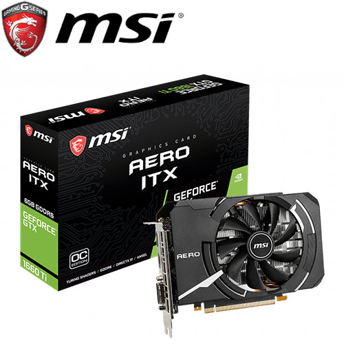 MSI微星 GeForce GTX 1660 Ti AERO 6G OC 顯示卡