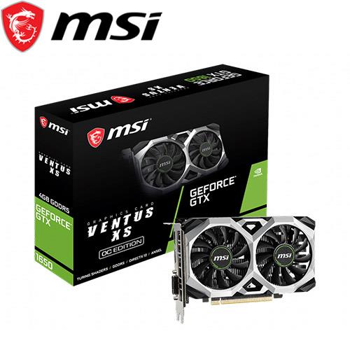MSI微星 GeForce GTX 1650 VENTUS XS 4G OC 顯示卡