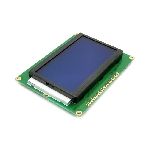 LCD12864藍屏/中文字型/背光液晶顯示模組5V ST7920