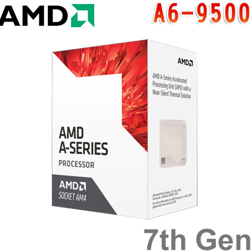 AMD超微7th Gen A6-9500 APU 處理器-DIY/零組件專館- EcLife良興購物網