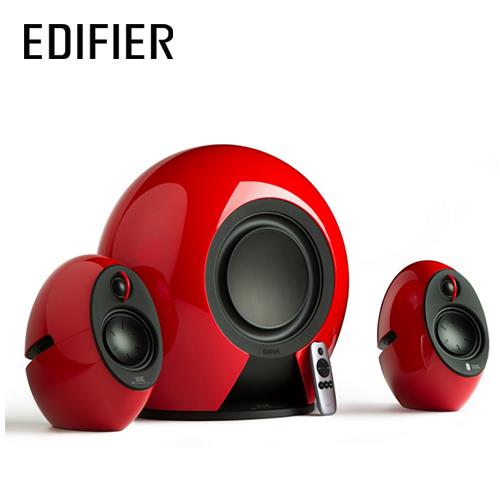 EDIFIER e235 低音愛好者 2.1聲道 藍牙喇叭 烈焰紅