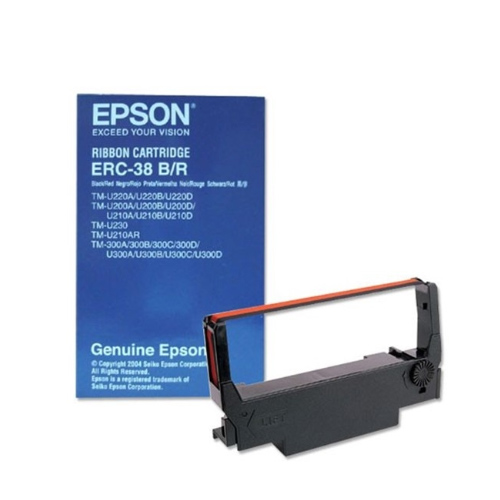 EPSON 收銀機色帶 ERC-38B/R(黑+紅)