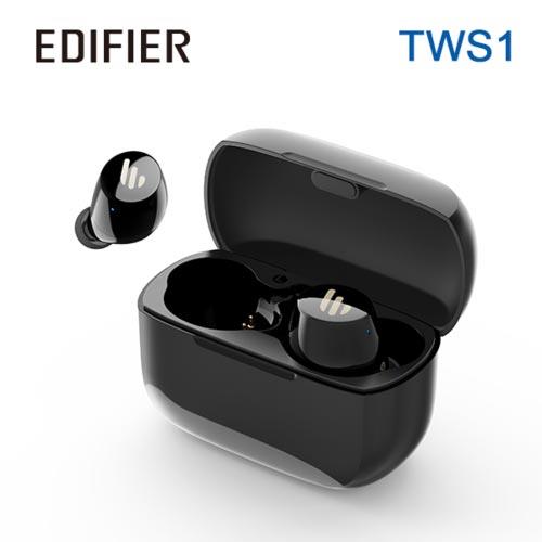 Edifier 漫步者 TWS1 真無線立體聲藍牙耳機 黑