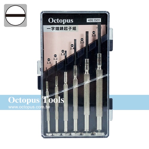 Octopus尚卓 一字鐘錶起子組6支 466.1500