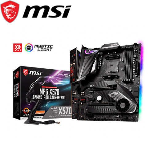 MSI微星MPG X570 GAMING PRO CARBON WiFi 主機板-DIY/零組件專館