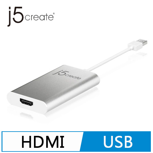 j5create JUA250 USB2.0 轉HDMI外接顯示卡