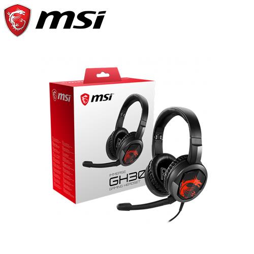 MSI 微星 IMMERSE GH30 電競耳機麥克風