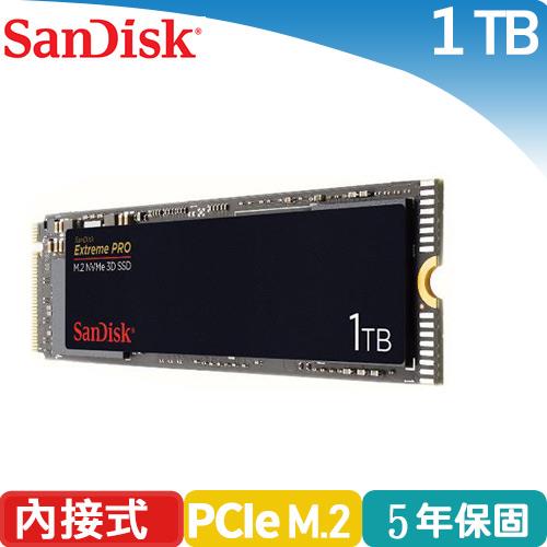 SanDisk Extreme Pro® M.2 NVME 3D 1TB SSD 固態硬碟