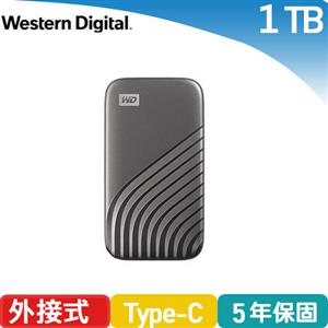 WD 威騰 My Passport SSD 外接固態硬碟1TB(灰)