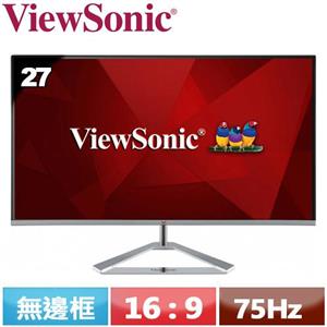 R1【福利品】ViewSonic優派 27型 時尚無邊框IPS螢幕 VX2776-SH.