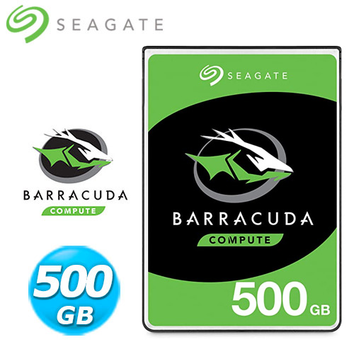 Seagate 2.5吋 500G【BarraCuda】新梭魚 硬碟 (ST500LM030)