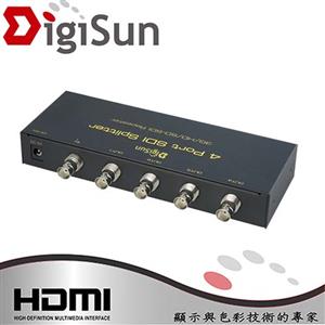 DigiSun SD314 SDI 一進四出訊號分配器