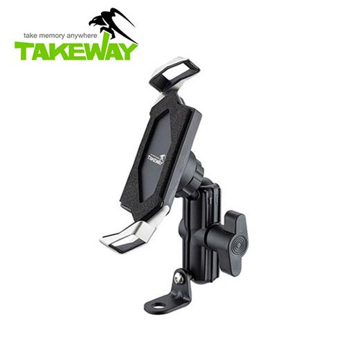 TAKEWAY LA1PH05 黑隼Z手機座組（後照鏡版）
