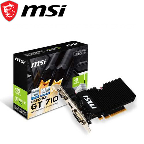 MSI微星 GeForce GT 710 1GD3H LP 顯示卡